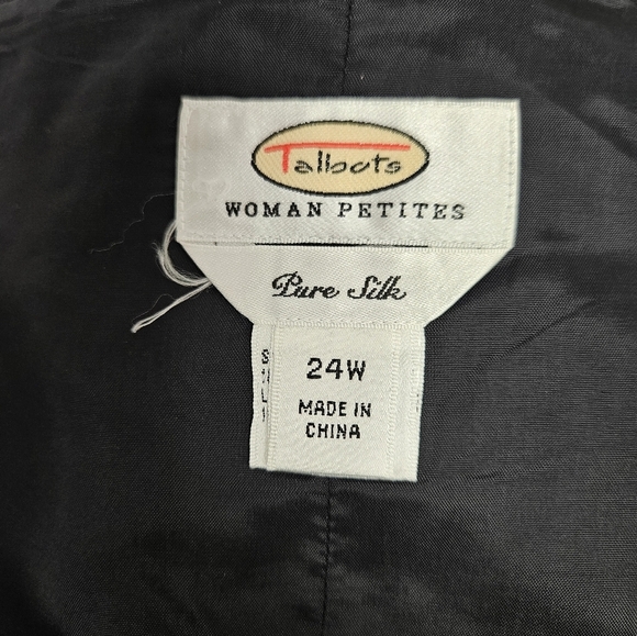 TALBOTS Midi A-Line SILK Skirt - Picture 3 of 4